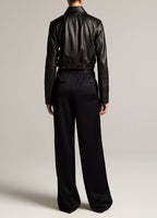 Vince Pantalon Lace Trim Black