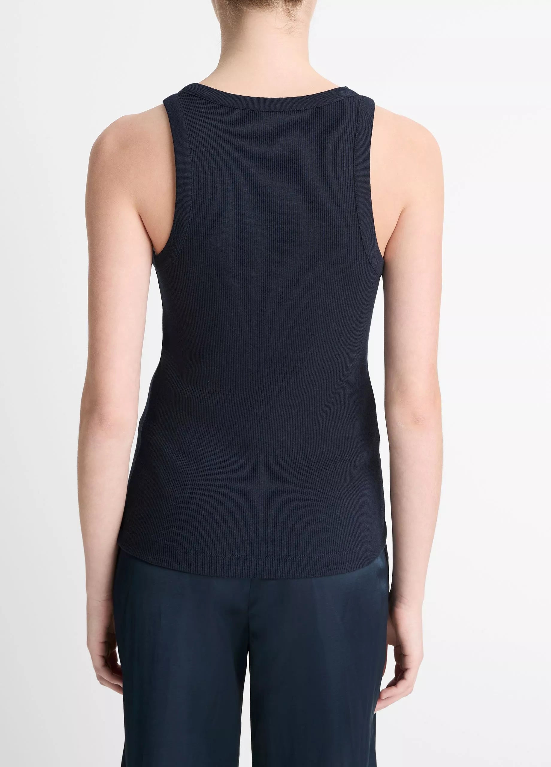 Vince Scoop Tank Top Blue