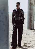 Vince Pantalon Lace Trim Black