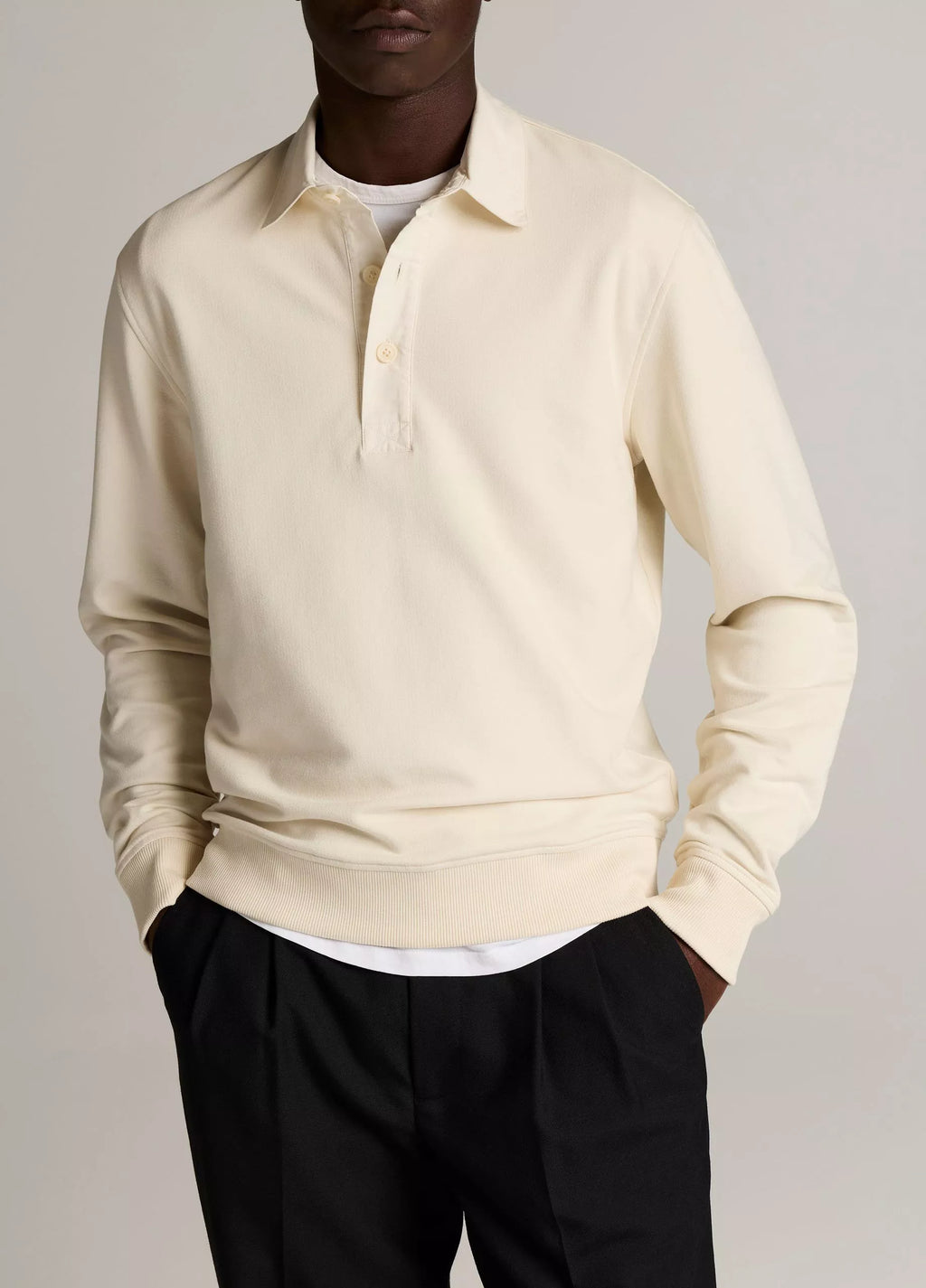 Vince French Terry Travel Polo