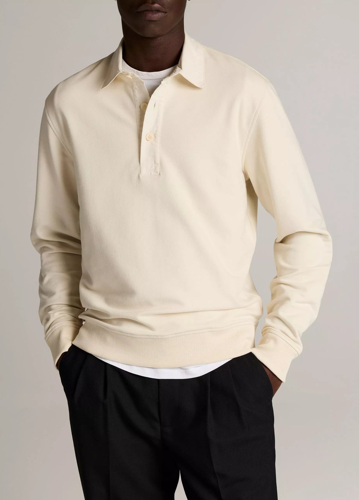 Vince French Terry Travel Polo
