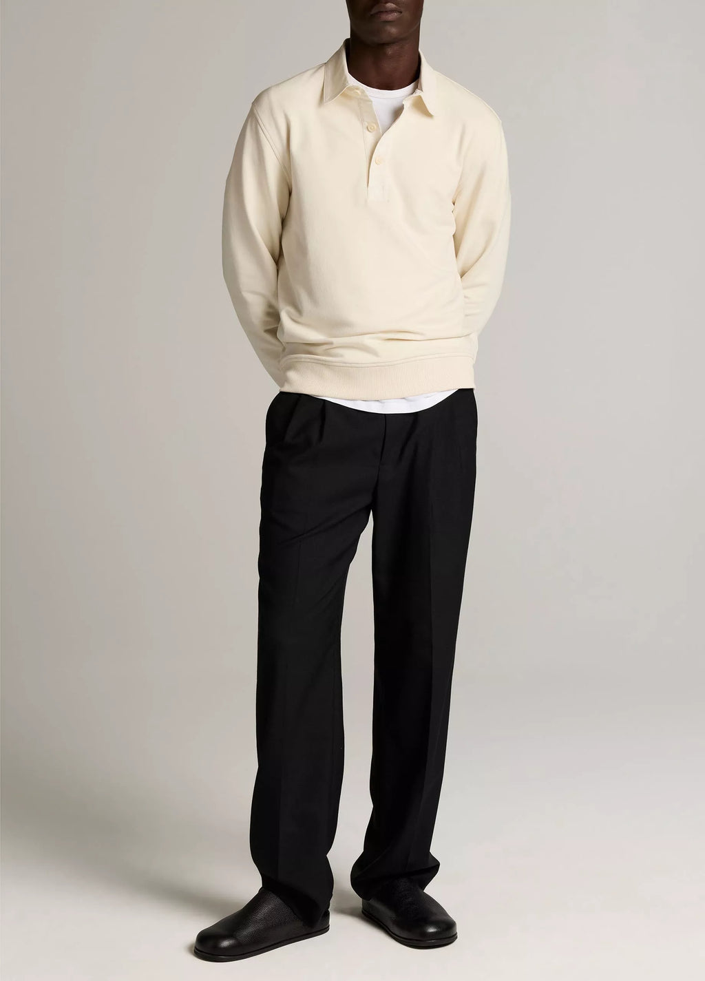 Vince French Terry Travel Polo