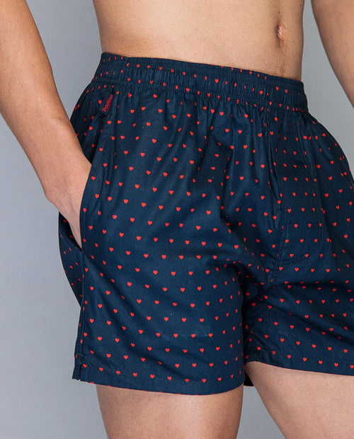 Pockies Boxer Shorts Navy Love