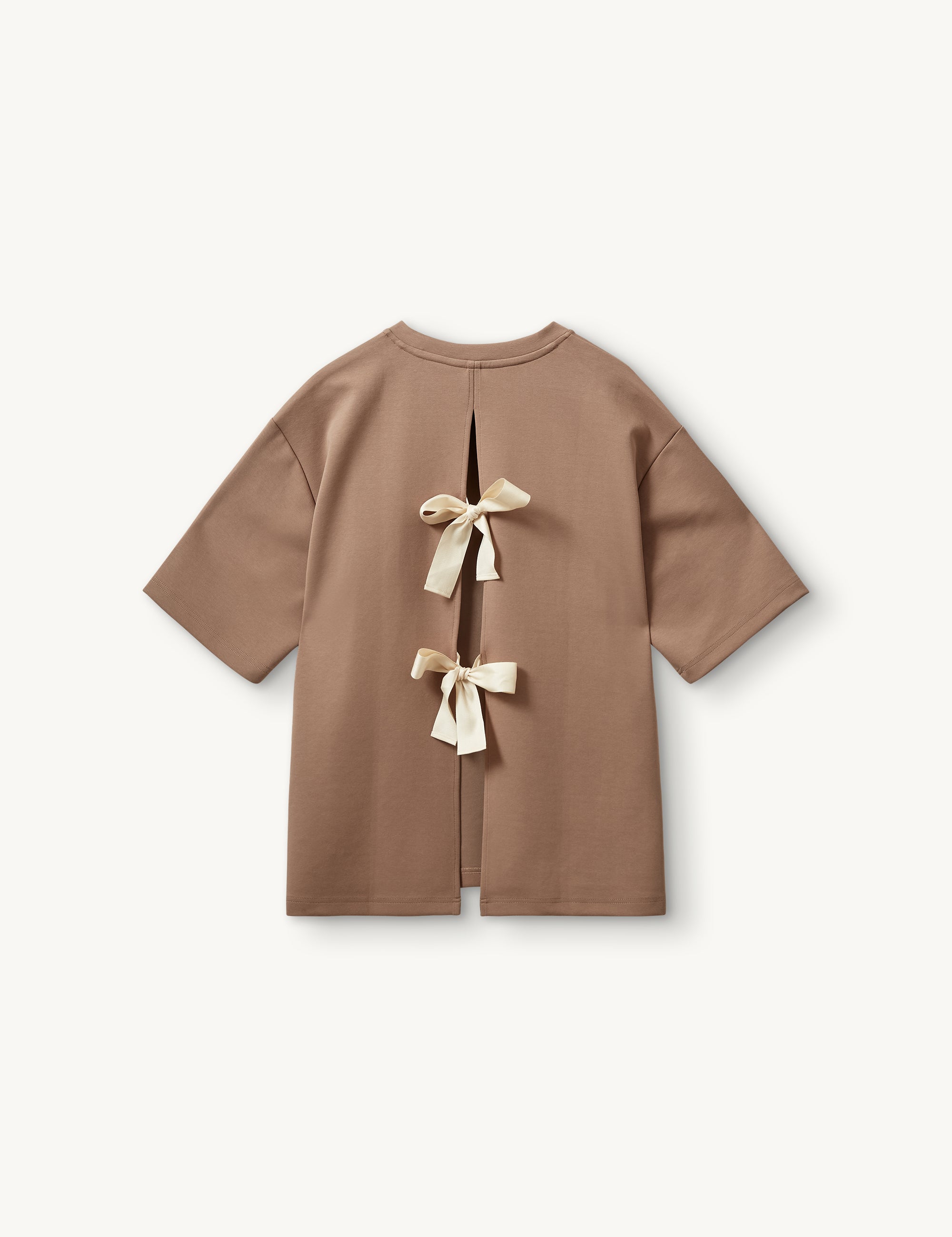 The Garment Bow Tee Latte